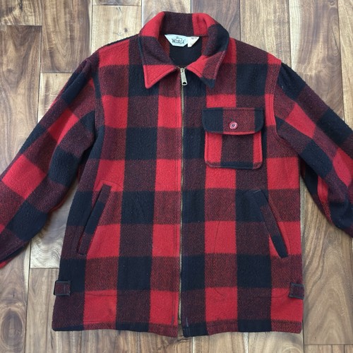 Vtg woolrich wool red buffalo - vtg,